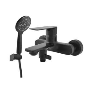 RAV Slezák NL154.5/2CMAT - Set pentru cadă cu baterie NIL, negru mat imagine