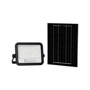 Proiector solar LED cu dimmer, 100W, 3, 2V, IP65, 5000 mAh, negru + telecomandă imagine