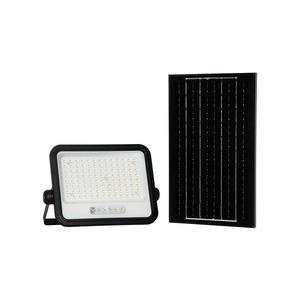 Proiector solar LED reglabil 200W 3, 2V IP65 10000 mAh, negru, cu telecomandă imagine