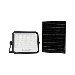 Proiector solar LED dimabil LED/300W/3, 2V IP65 15000 mAh negru + telecomandă imagine