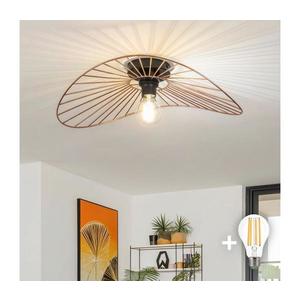 Brilagi - Lustră LED aplicată CERIA WIRE, 1xE27/40W/230V, 40x56 cm, bronz imagine