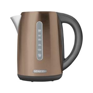 Fierbător de apă cu termoreglare 1, 7 l 2150W/230V maro Sencor imagine