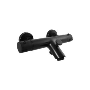 Baterie termostatică pentru cadă RAV Slezák TRM54.5CMAT TERMO, negru mat imagine