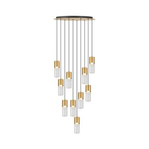 Zuma Line 003064-034738 - Lustră LED IGGLY pe cablu LED/50W/230V, auriu imagine