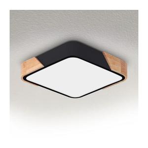 Plafonieră LED PILANA Brilagi LED/24W/230V stejar/negru 32x32 cm imagine
