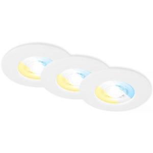 Briloner 7605036-SET Plafonieră încastrată pentru baie, set 3xLED/4, 9W/230V IP44, albă imagine