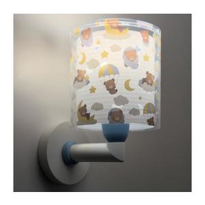 Dalber 41579T - Lampă de perete pentru copii BABY TEDDY, 1xE27/15W/230V, albastră imagine
