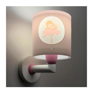 Dalber 60919 - Aplica de perete pentru copii PRINCESS DANCE 1xE27/15W/230V roz imagine