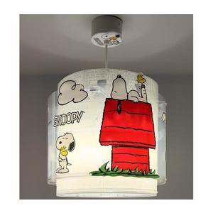 Dalber 76302 - Lustră pentru copii SNOOPY 1xE27/15W/230V alb/roșu imagine