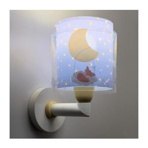 Dalber 76639 - Lampă de perete pentru copii MOON DREAMS, 1xE27/15W/230V, albastră imagine