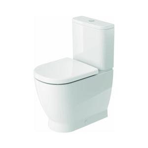 Duravit 20600900002 - vas WC compact D‑CODE, ceramică, alb lucios imagine