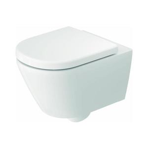 Duravit 49030900B2 - WC suspendat D-CODE cu capac ceramică/ alb lucios imagine