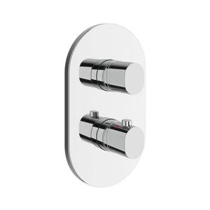 Ravak X070457 - Baterie de duș termostatată pentru montaj încastrat, crom lucios imagine