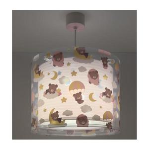 Dalber 41572S - Lustră pentru copii BABY TEDDY 1xE27/15W/230V roz imagine