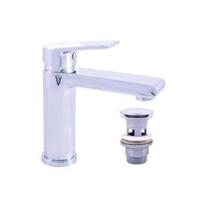 Baterie lavoar RAV Slezák CO129.0 + piletă COLORADO, 16, 2 cm, crom lucios imagine