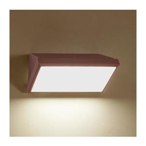 Brilagi - Aplică LED de exterior TRIANGLE, 20W, 230V, maro, IP65 imagine