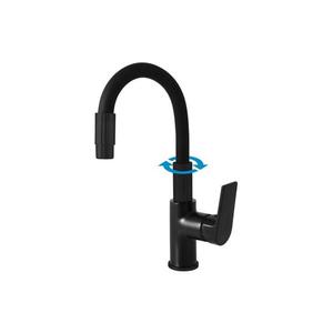 RAV Slezák CO119.0/16 - Baterie pentru chiuvetă COLORADO 25 cm, neagră imagine