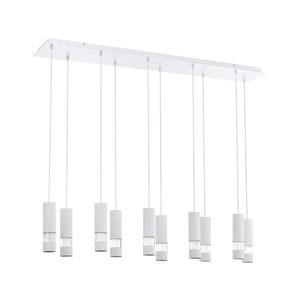 Lustră LED pe cablu BERNABETA 10xGU10/5W/230V albă Eglo 39703 imagine