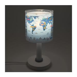 Dalber 40671 - Lampă de veghe LED pentru copii WORLD, 1xG4/4W/230V, albastră imagine