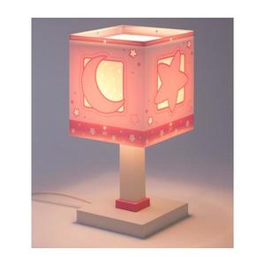 Dalber MOONLIGHT 63231NS - Lampă de noptieră LED pentru copii, 1xG4/4W/230V, roz imagine