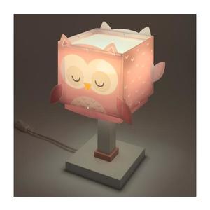 Dalber 64481N - Lampă LED pentru copii LITTLE OWL, 1xG4/4W/230V, roz imagine