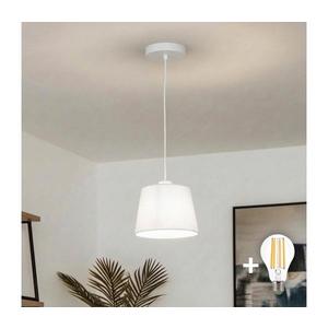 Brilagi - Lustră LED suspendată pe cablu CERIA 1xE27/40W/230V Ø 20, 5 cm albă imagine