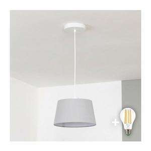 Brilagi - Lustră LED pe cablu CERIA 1xE27/40W/230V Ø 25 cm gri imagine
