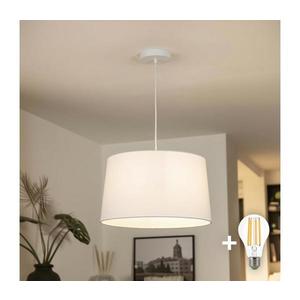 Brilagi - Lustră LED suspendată pe cablu CERIA, 1xE27/40W/230V, Ø 45 cm, albă imagine