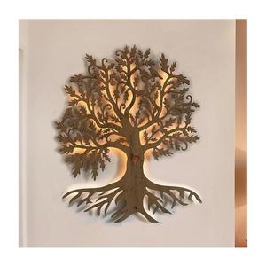 Li-Go 5729/DUB2 - Decorațiune LED de perete cu senzor, LED/10W/5V, 90x110 cm, stejar imagine