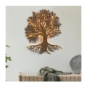 Li-Go 5732/DUB/S2 - Decorațiune LED de perete/10W/5V 20000 mAh 68x80 cm stejar imagine