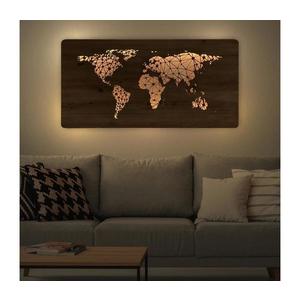 Aplică LED decorativă de perete Li-Go 4457/A/4 - LED/10W/5V 30000 mAh 120x60 cm stejar imagine