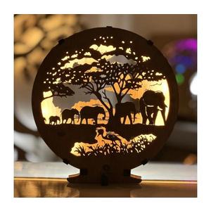 Lampă decorativă de masă LED dimabilă Li-Go 23610/DUB2 - LED 12W/230V, 20x22 cm, stejar imagine