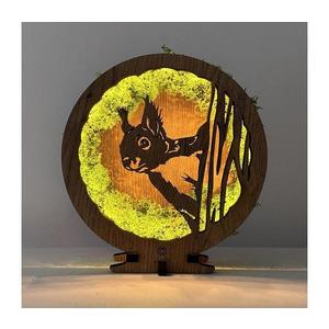 Li-Go 23625/DUB2 - Lampă de masă decorativă LED reglabilă, LED/12W/230V, 20x22 cm, stejar imagine