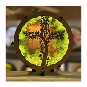 Li-Go 23622/DUB2 - Decorațiune LED de masă reglabilă LED/12W/230V 20x22 cm stejar imagine