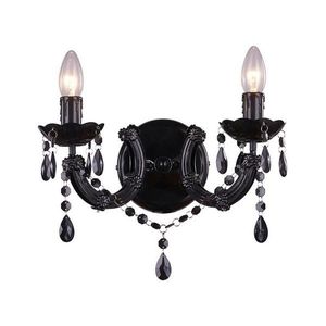 Lampă de perete MAGNOLIA 2xE14/40W/230V neagră Zuma Line RLB94016-2B imagine