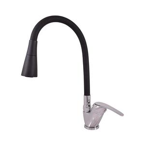 RAV Slezák SA006.0/13 - Baterie pentru chiuvetă SAZAVA 35, 6 cm negru/crom lucios imagine