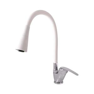 Baterie pentru chiuvetă RAV Slezák SAZAVA SA006.0/13CB, 35, 6 cm, alb/crom lucios imagine