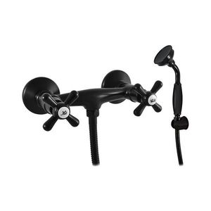 RAV Slezák MK180.5 - Set de duș MORAVA cu baterie, negru mat imagine