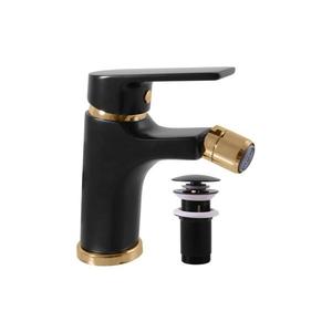 RAV Slezák COLORADO CO145.0KCMATZ - Baterie pentru bideu + l de scurgere 14, 3 cm negru/auriu imagine