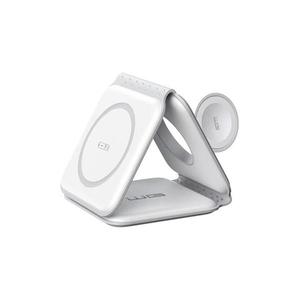 Winner Group - Încărcător wireless pliabil 3-în-1 MAXFLEX 22, 5W alb imagine