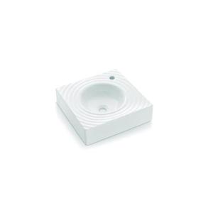Bathco GOTA 0081 - Lavoar pentru montaj pe blat 45 x 45 cm, porțelan/alb imagine