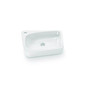 Lavoar pentru blat ARAGON 50 x 40, 5 cm, porțelan/alb - Bathco 4001 imagine