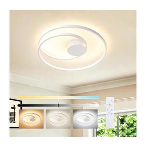 Brilagi - Plafonieră LED reglabilă TWISTER LED/48W/230V, Ø 50 cm, albă + telecomandă imagine