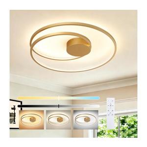 Brilagi - Plafonieră LED reglabilă TWISTER LED/75W/230V Ø 70 cm, auriu + telecomandă imagine