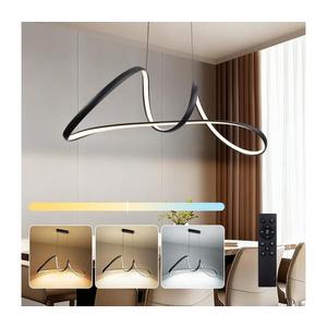Brilagi-LED Lampă suspendată LED dimabilă pe cablu TWISTER LED/60W/230V 3000-6000K neagră+telecomandă imagine