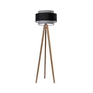 Lampă de podea 1xE27/60W/230V stejar/gri imagine