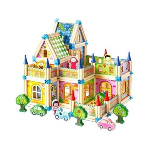 Set de construcție din lemn Castel - 2Kids Toys imagine