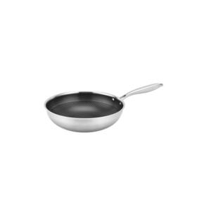Tigaie wok KITCHISIMO, 28 cm, inox imagine
