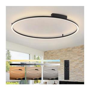 Brilagi - Corp LED dimabil PORTOFINO LED/85W/230V Ø 120 cm negru + telecomandă imagine