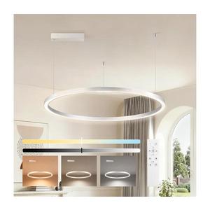 Brilagi-LED lustră suspendată reglabilă PORTOFINO LED/60W/230V Ø 80 cm argintiu + telecomandă imagine